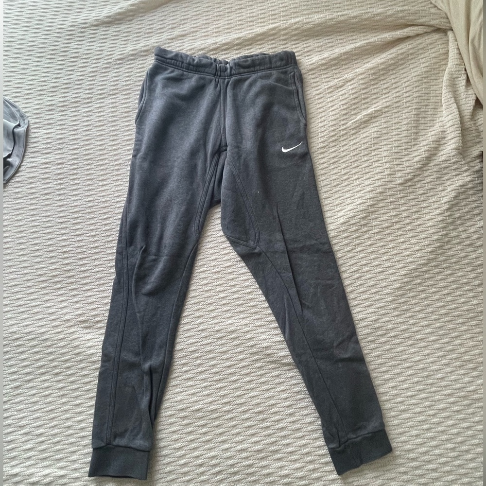 Grey Nike joggers